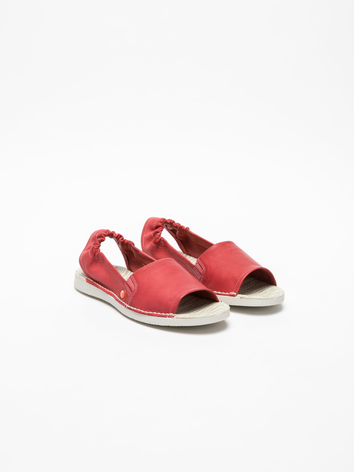Softinos Red Sling-Back Sandals